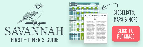 Opt-in salmon pink button zum Kauf des Savannah First-Timer's Guide's Guide