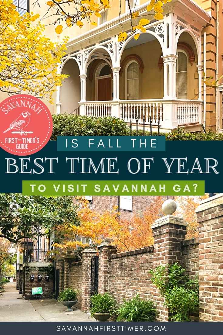 best time to visit savannah georgia usa