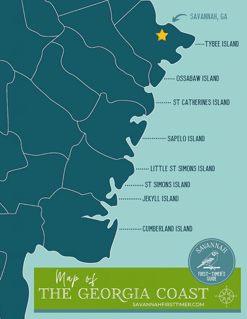 Jekyll Island Georgia Map - Sasha Costanza